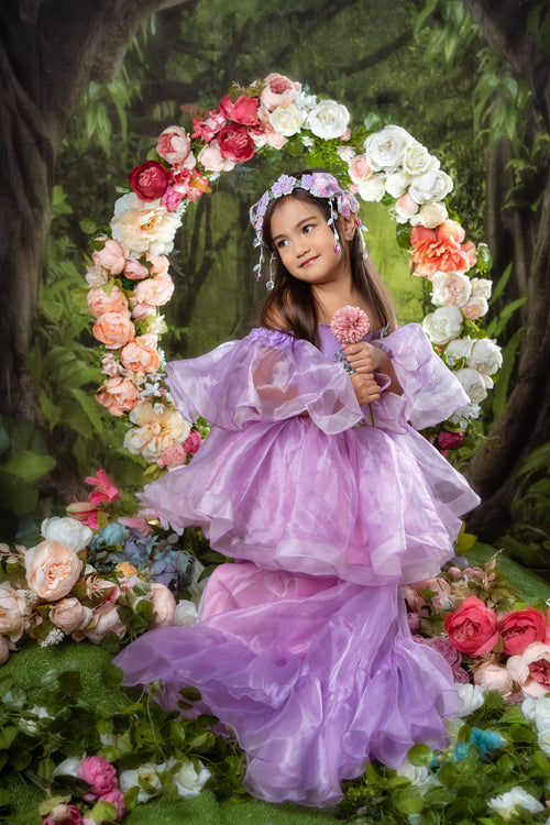 Kate 緑の春の森草原霧背景布 写真撮影用