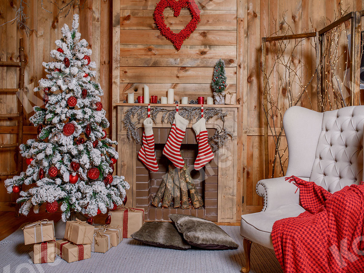Kate リビングウッドルームクリスマス背景
