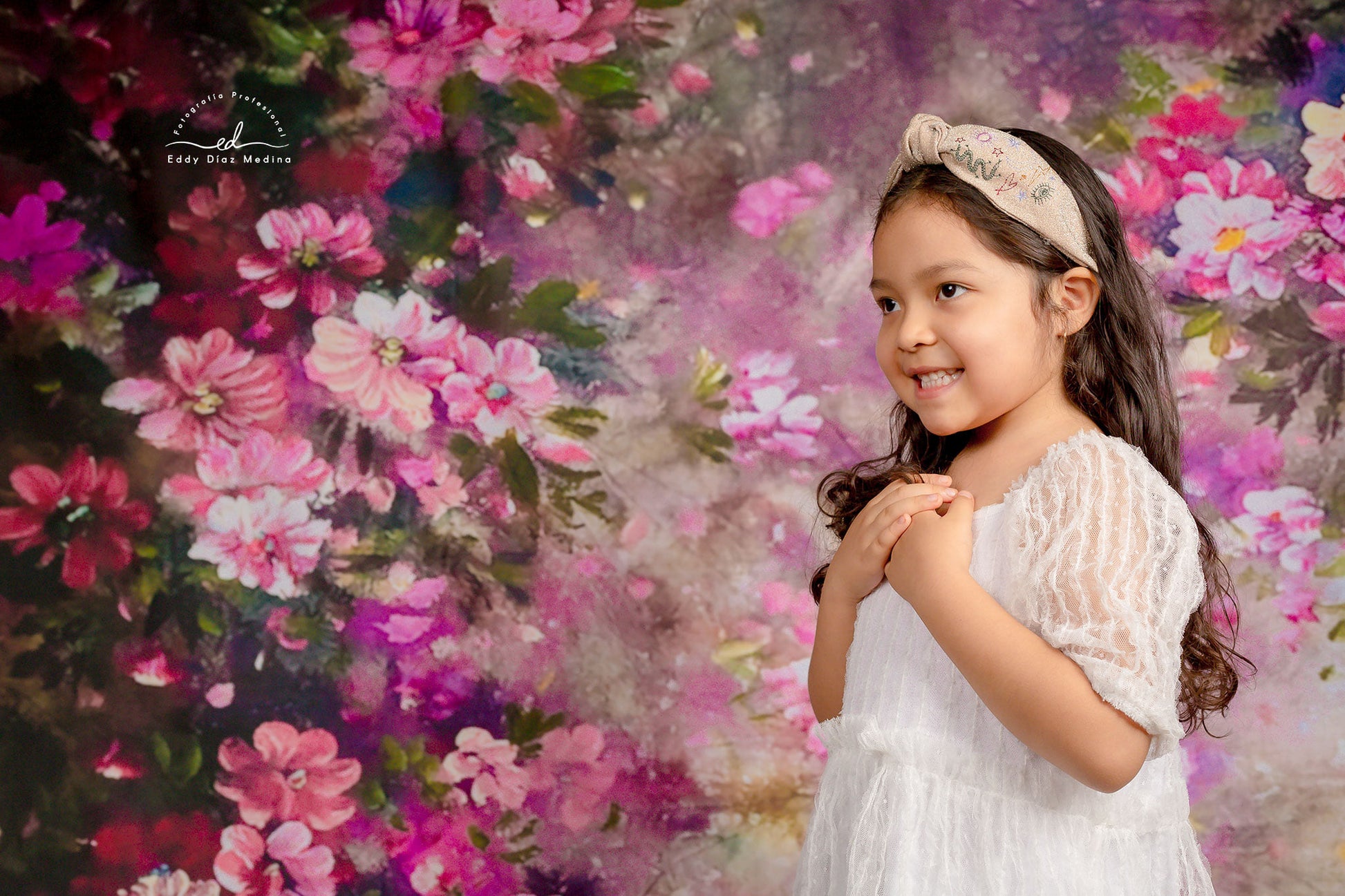 Kate 写真のファンタジー紫花バレンタイン背景