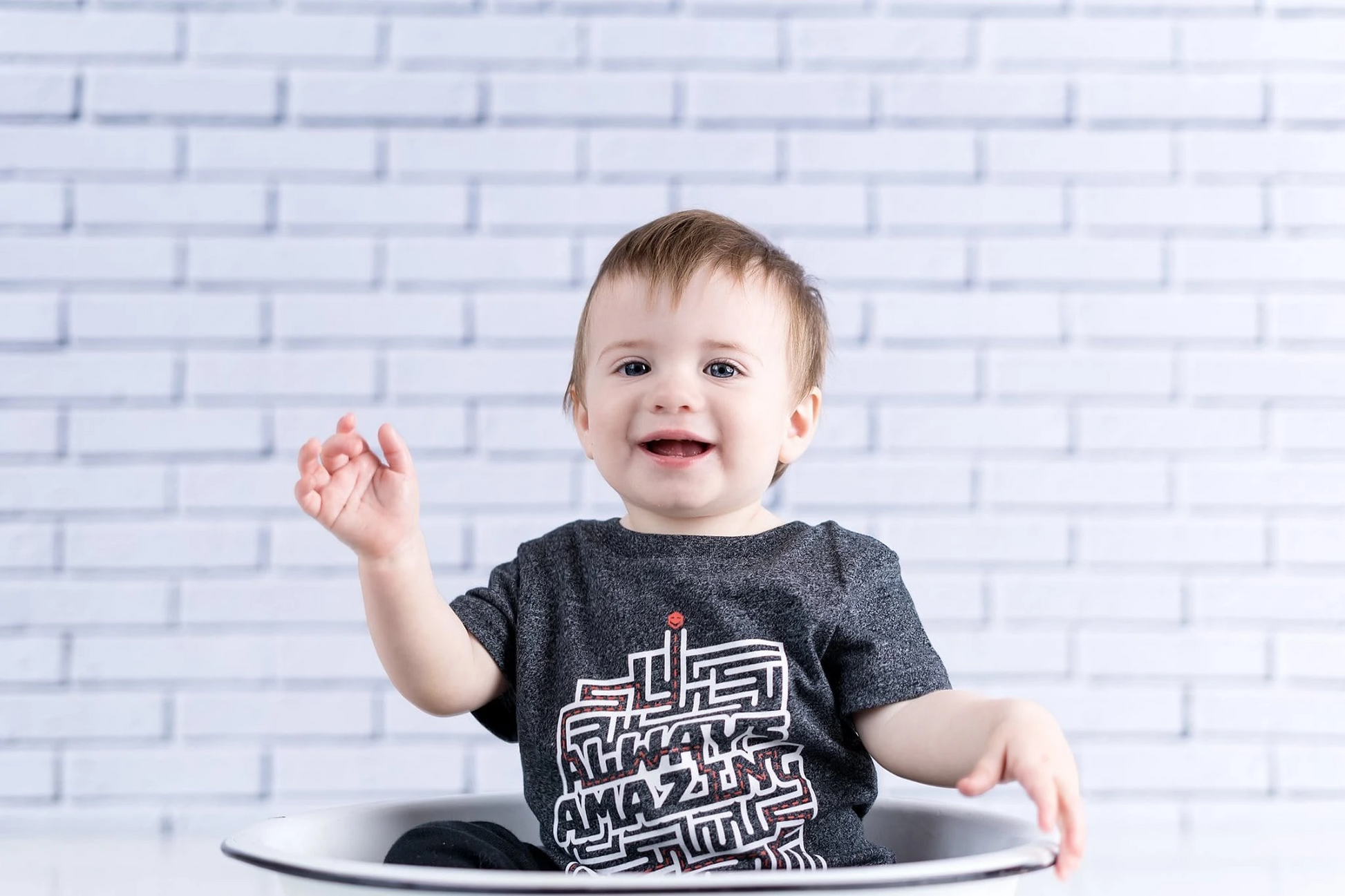 Kate ケイトホワイトレンガ壁の写真の背景