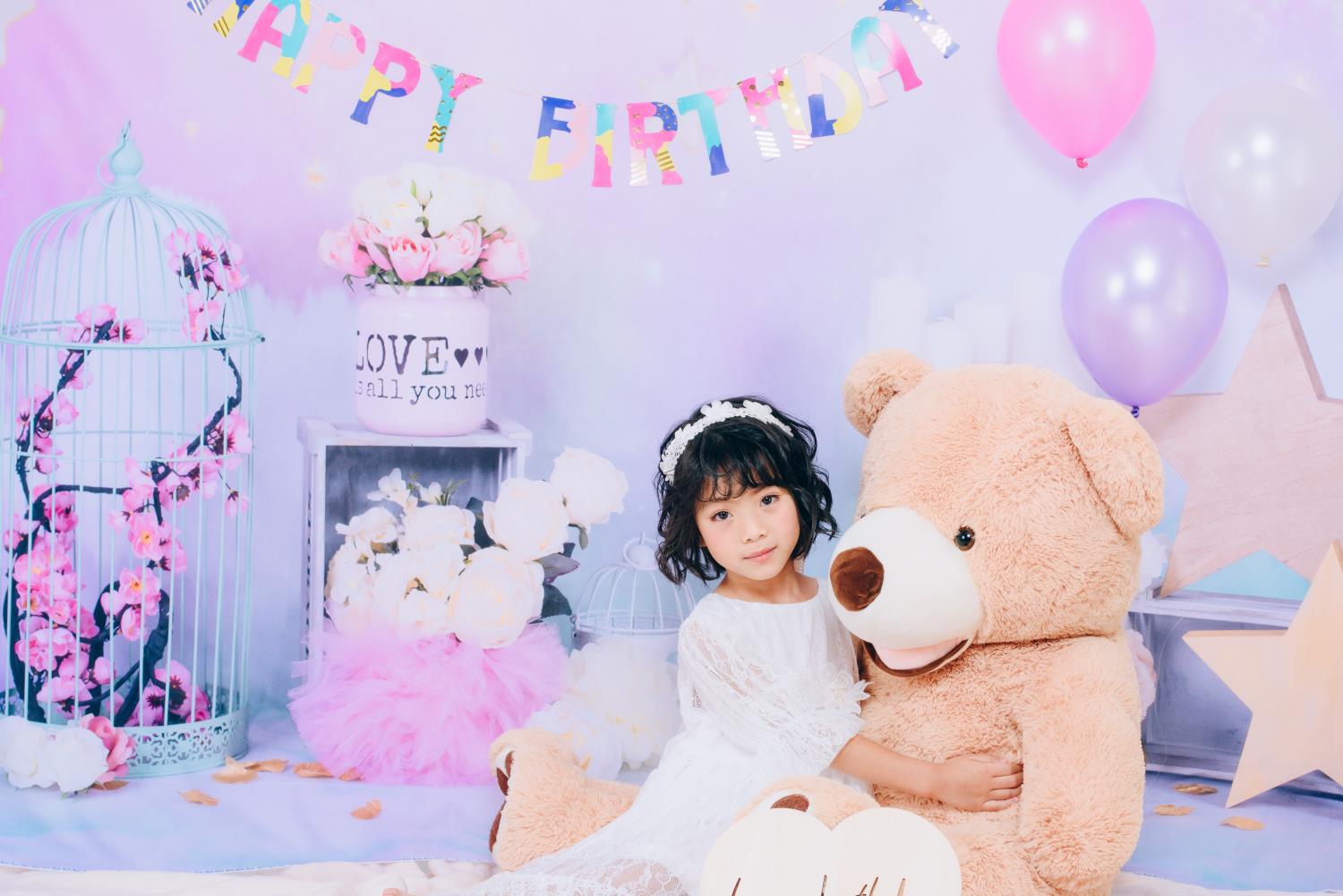Kate背景 Studio Gumot がデザインしたファンタスティック ケーキ スマッシュ 誕生日の写真撮影用背景