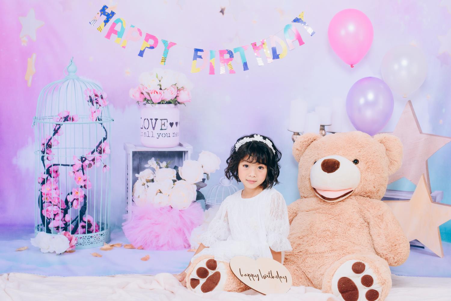 Kate背景 Studio Gumot がデザインしたファンタスティック ケーキ スマッシュ 誕生日の写真撮影用背景