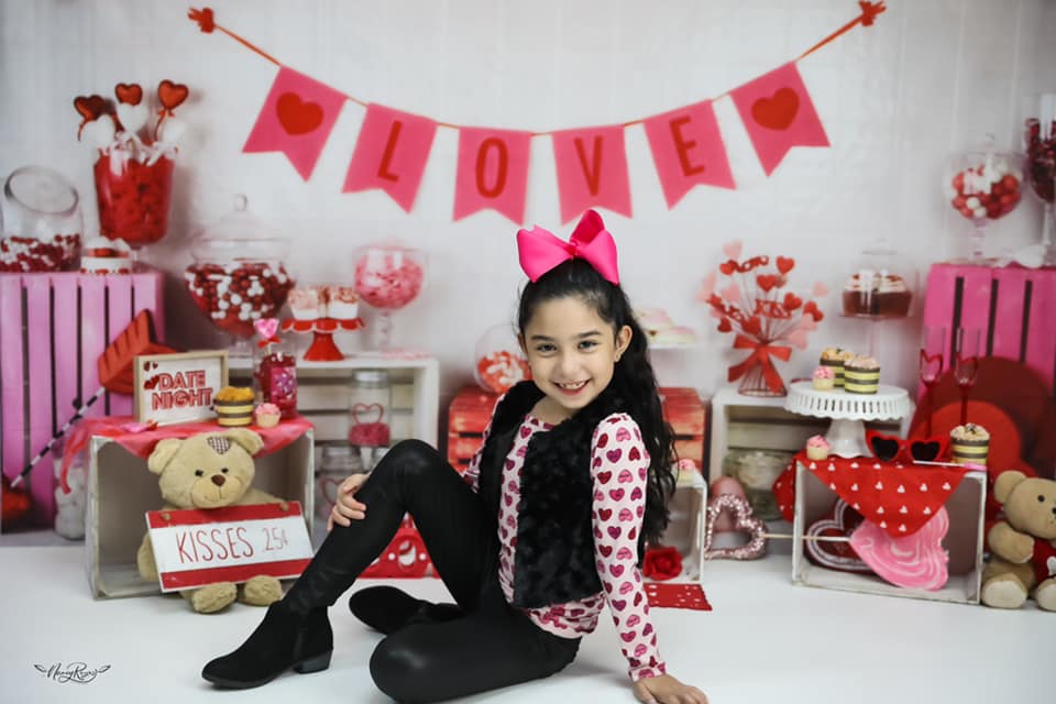 Kate バレンタインスイートショップボックスの背景