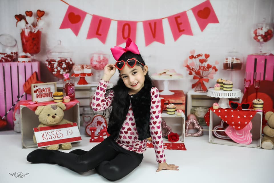 Kate バレンタインスイートショップボックスの背景