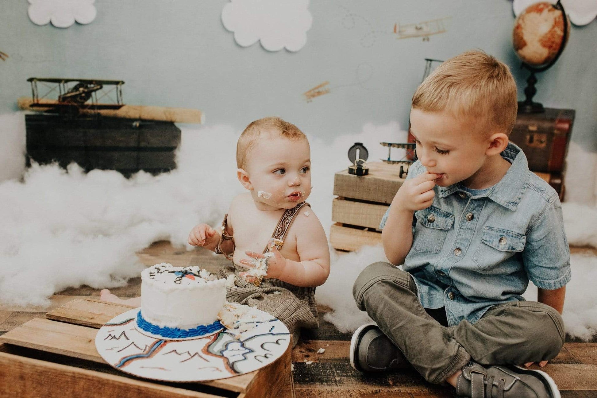 Kate写真撮影のために学校の子供たちの背景に戻って私と一緒に飛んで来てくださいErin Larkinsデザイン