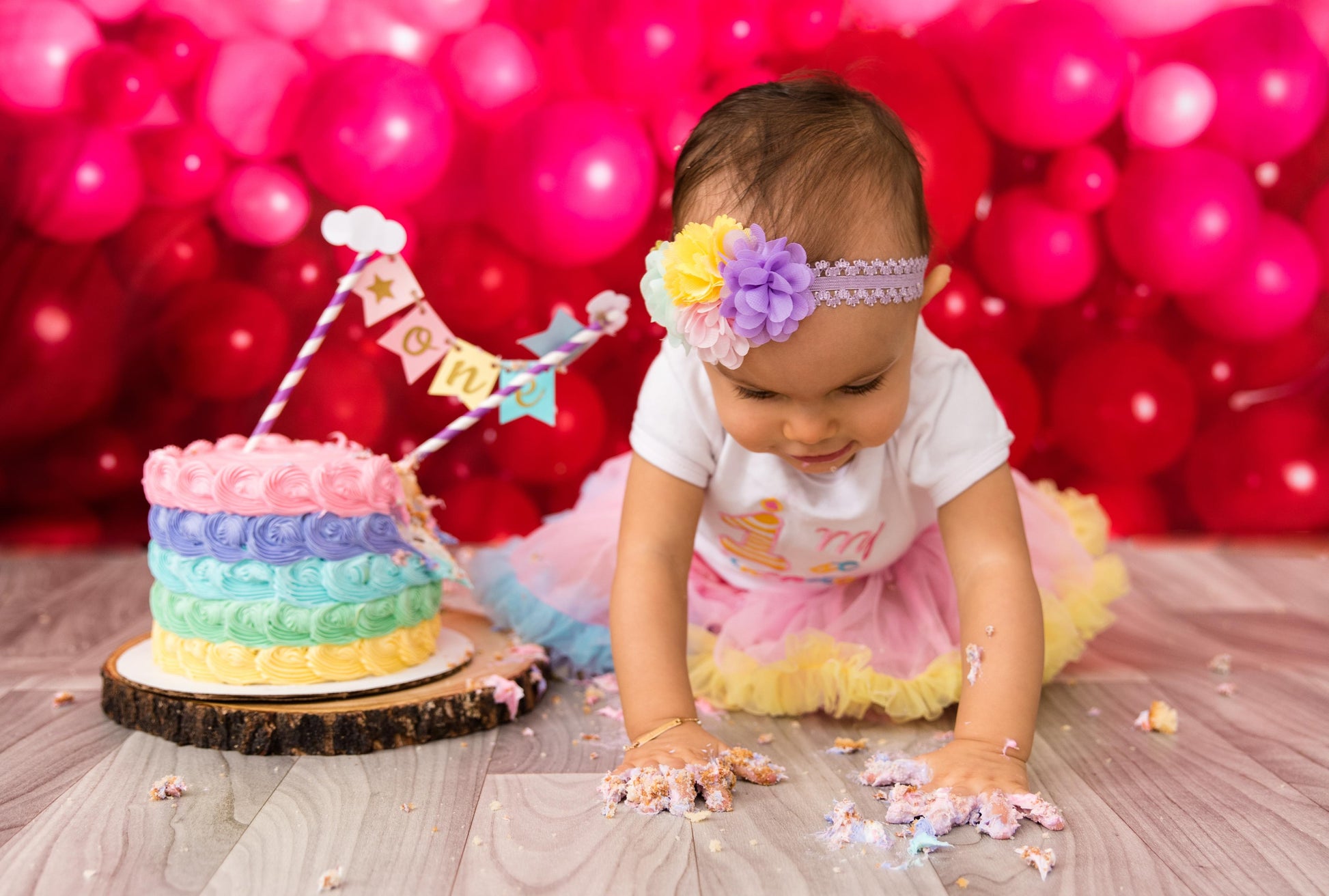 Kate 写真撮影のためのバレンタインデーのバルーン壁の背景