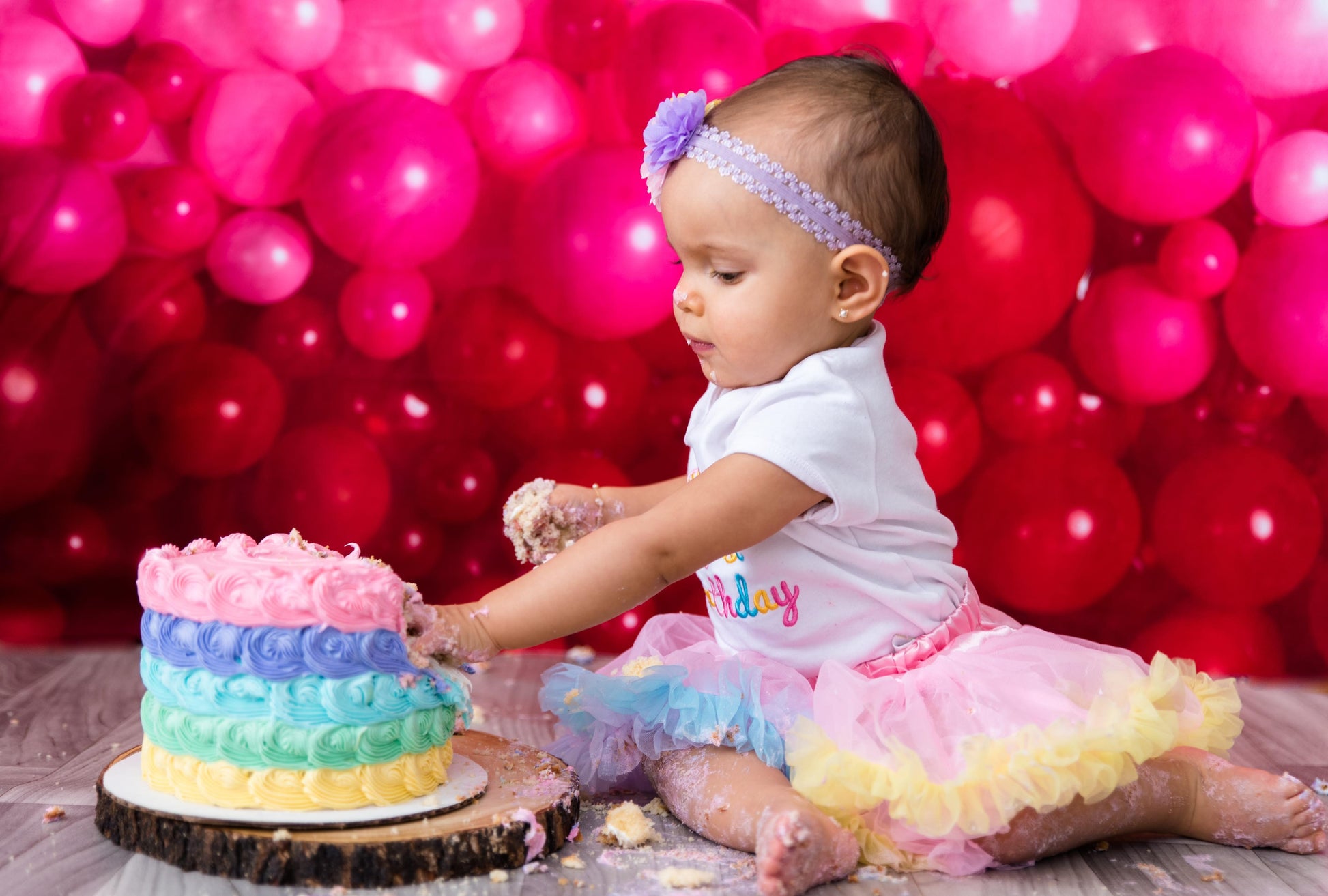 Kate 写真撮影のためのバレンタインデーのバルーン壁の背景