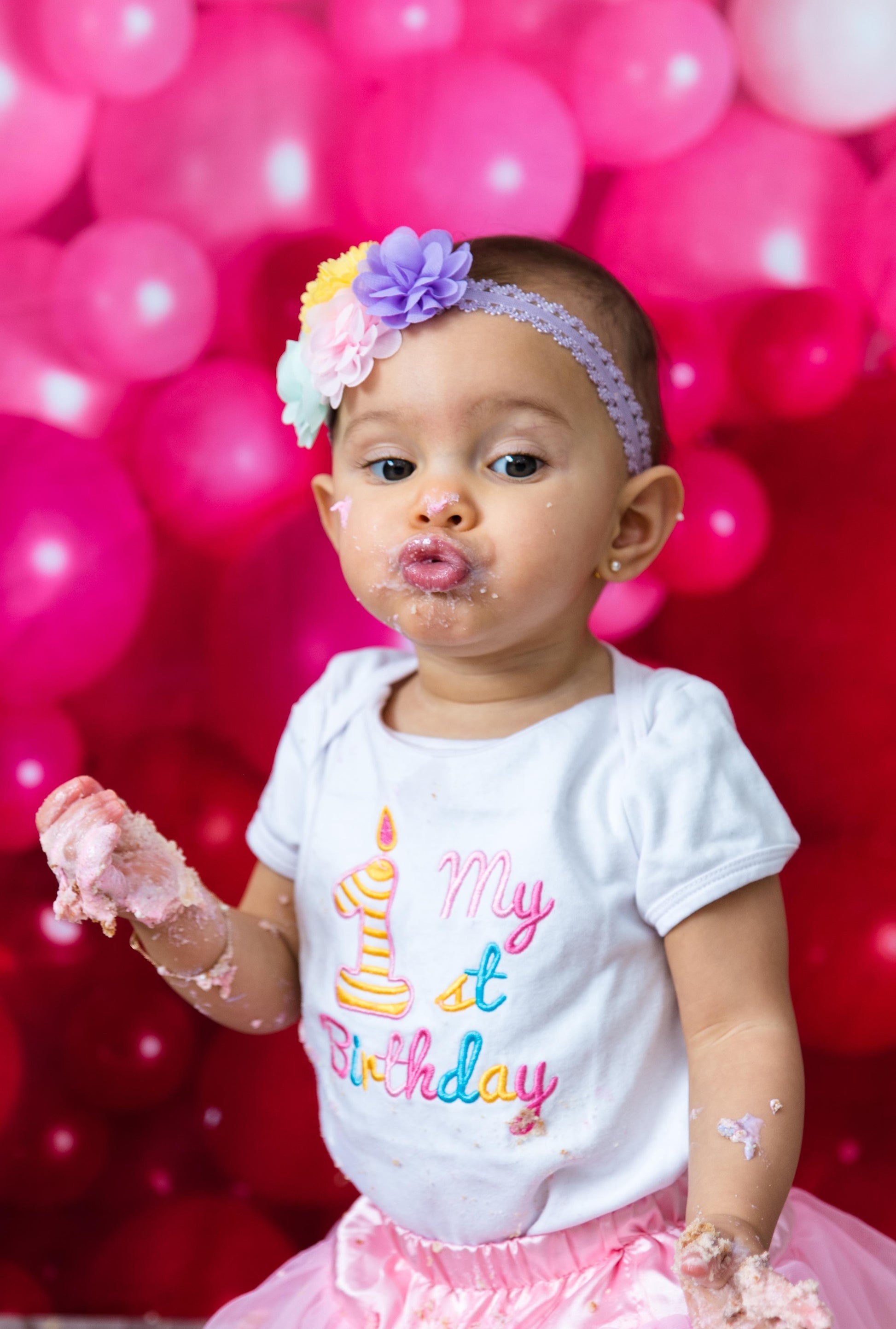 Kate 写真撮影のためのバレンタインデーのバルーン壁の背景