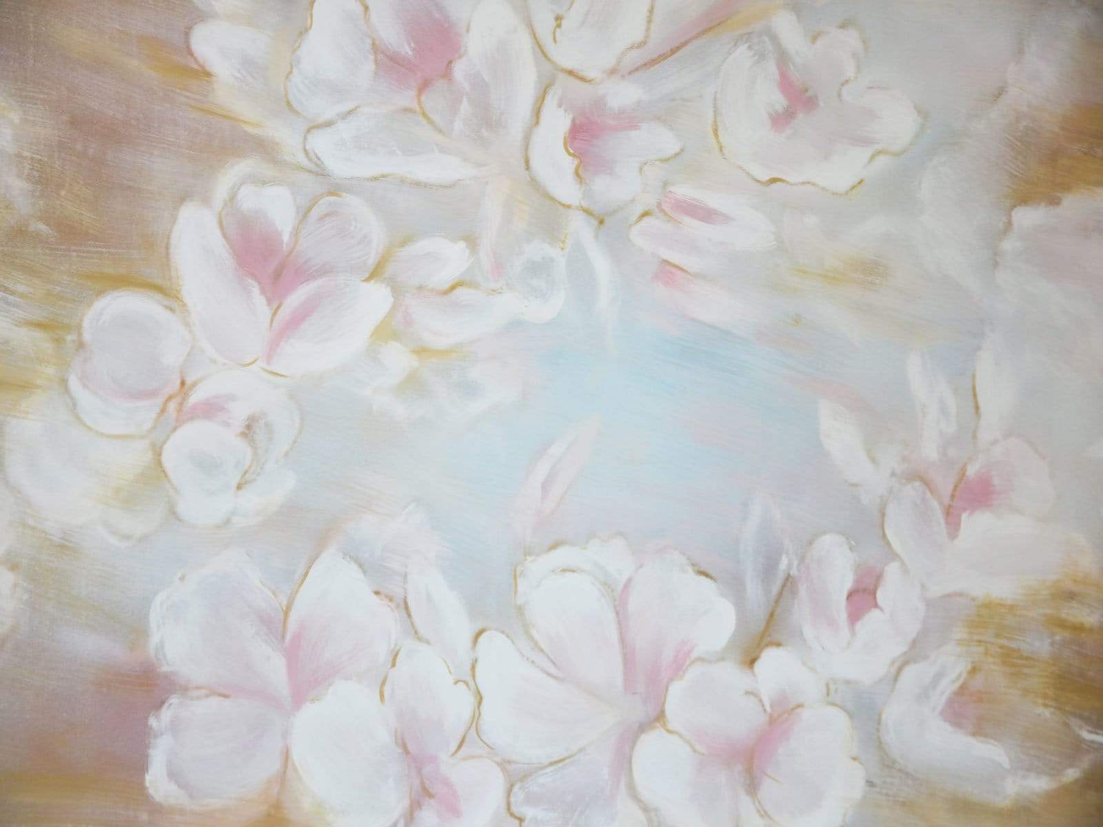 Kate ファインアート絵画花背景