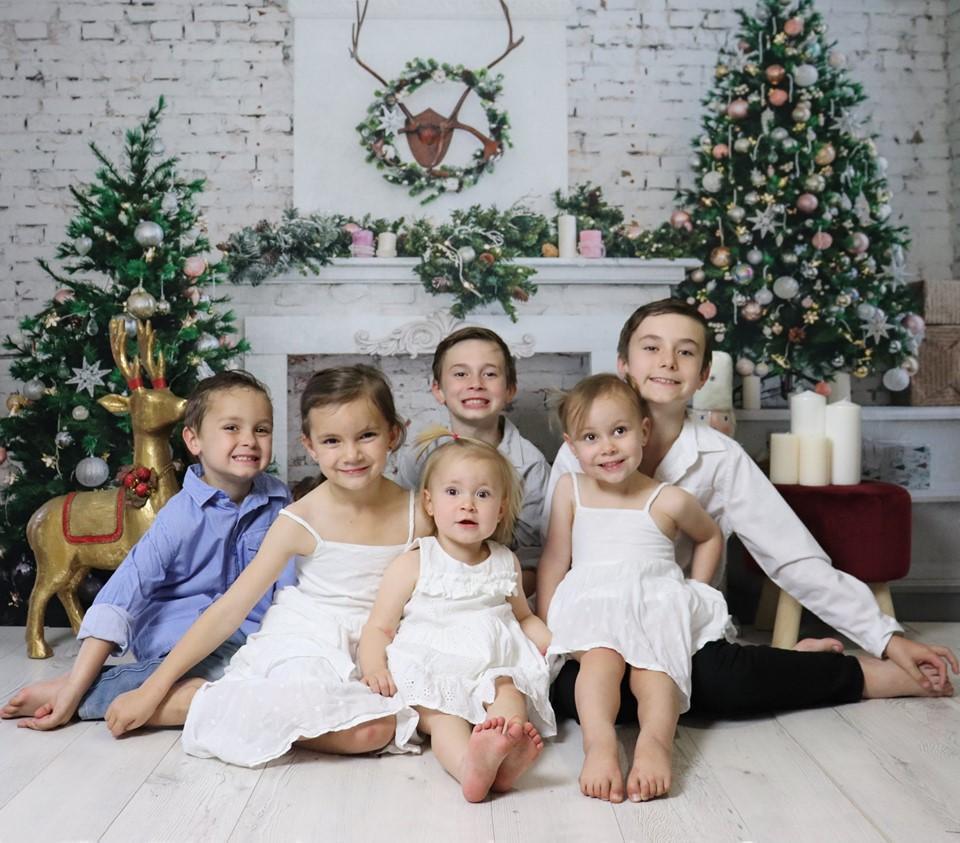 Kate 写真撮影のためのクリスマスツリーギフト背景