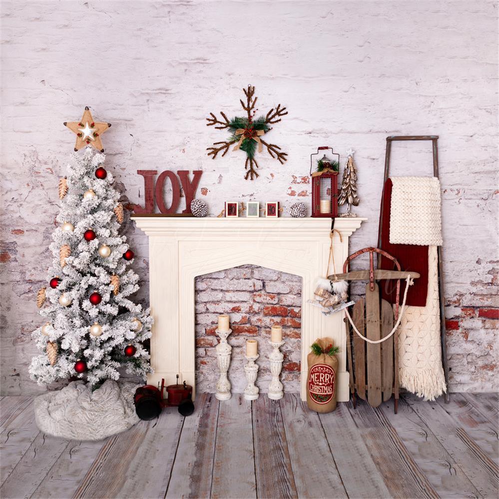 Kate クリスマスの赤い休日の部屋の背景設計された Pine Park Collection
