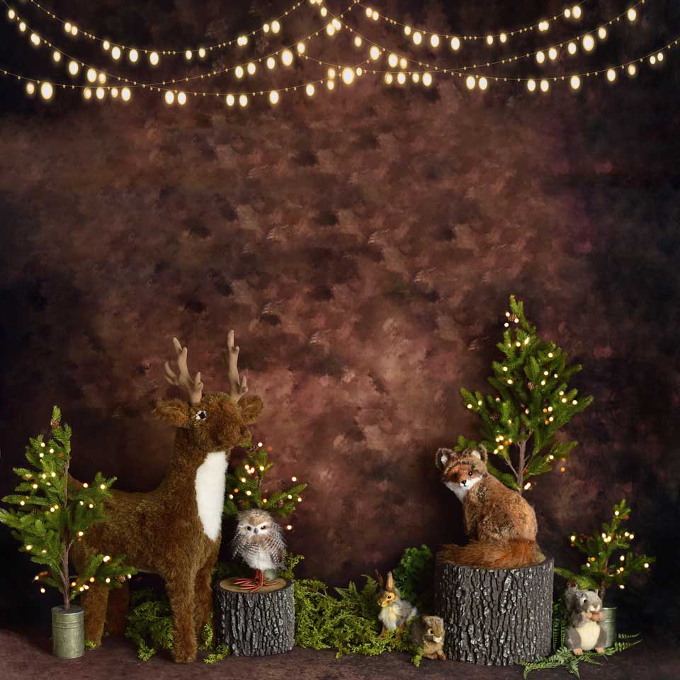 Kate マンディリンゲ写真によって設計された森の生き物の背景