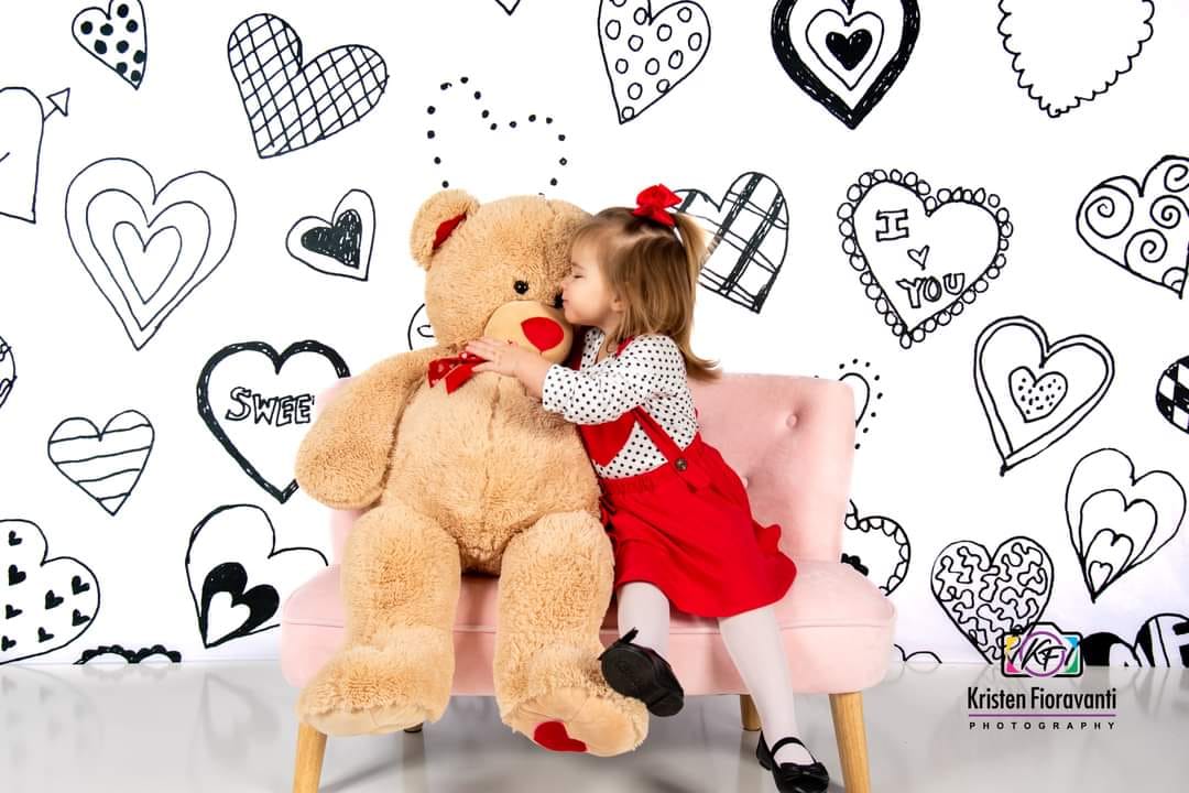 Kate バレンタインの落書きの背景