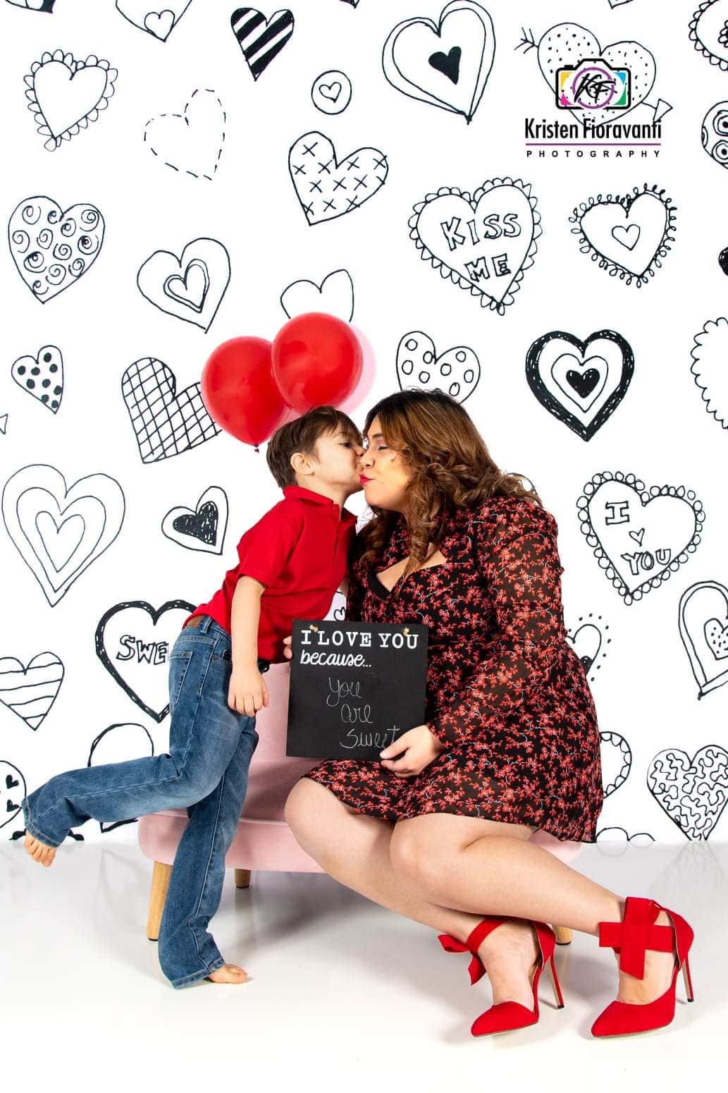 Kate バレンタインの落書きの背景