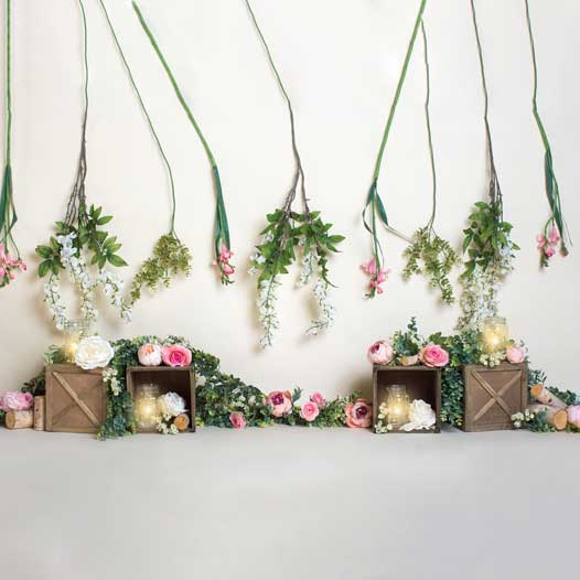 Kate 春の花の装飾の背景