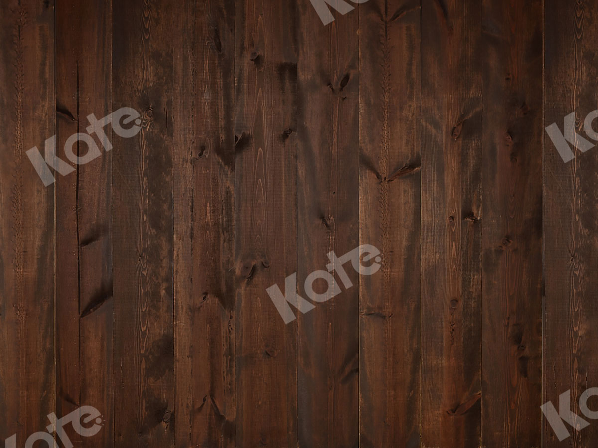 kateレトロな茶色の木の子供たちの背景