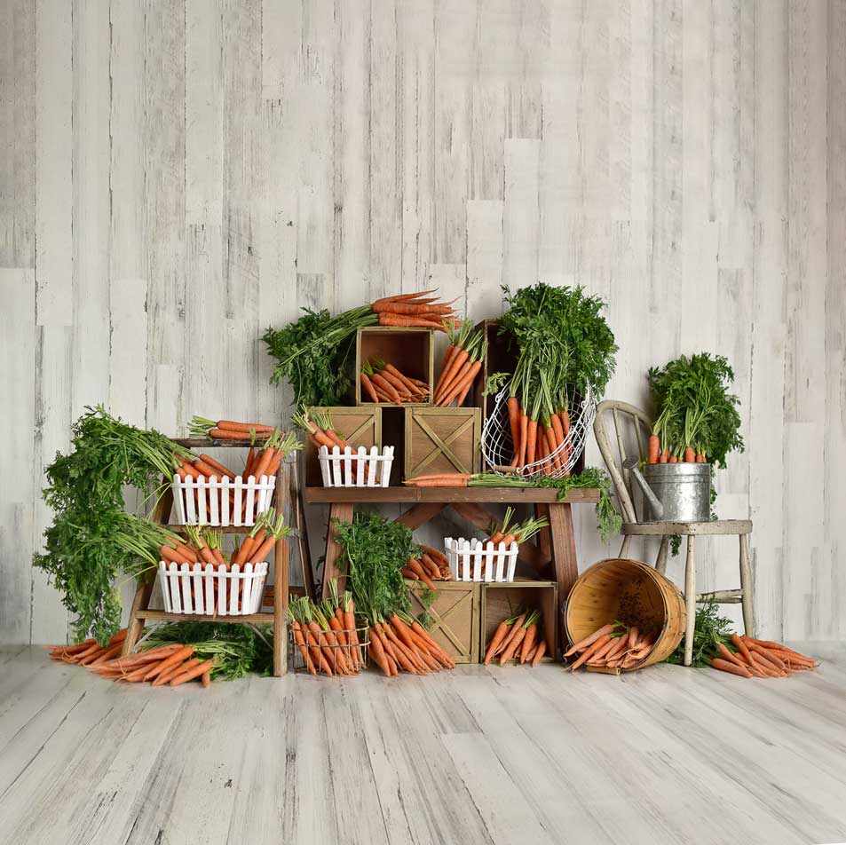 Kate 春\イースターにんじんの子供の背景