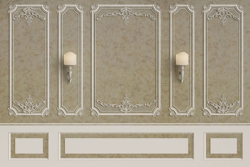 kate 写真撮影のためのビンテージパターンの壁の結婚式/ダンスの背景