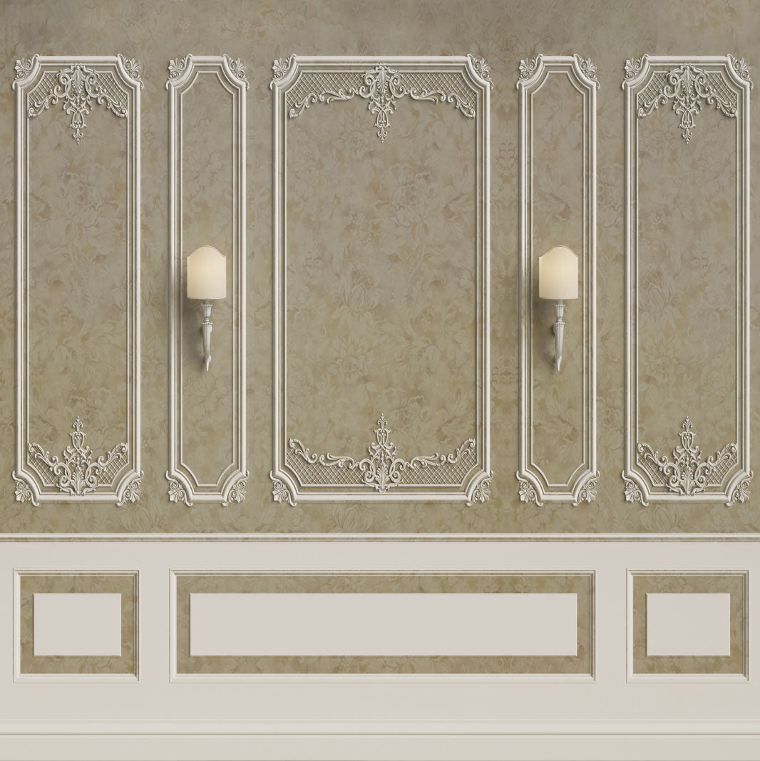 kate 写真撮影のためのビンテージパターンの壁の結婚式/ダンスの背景