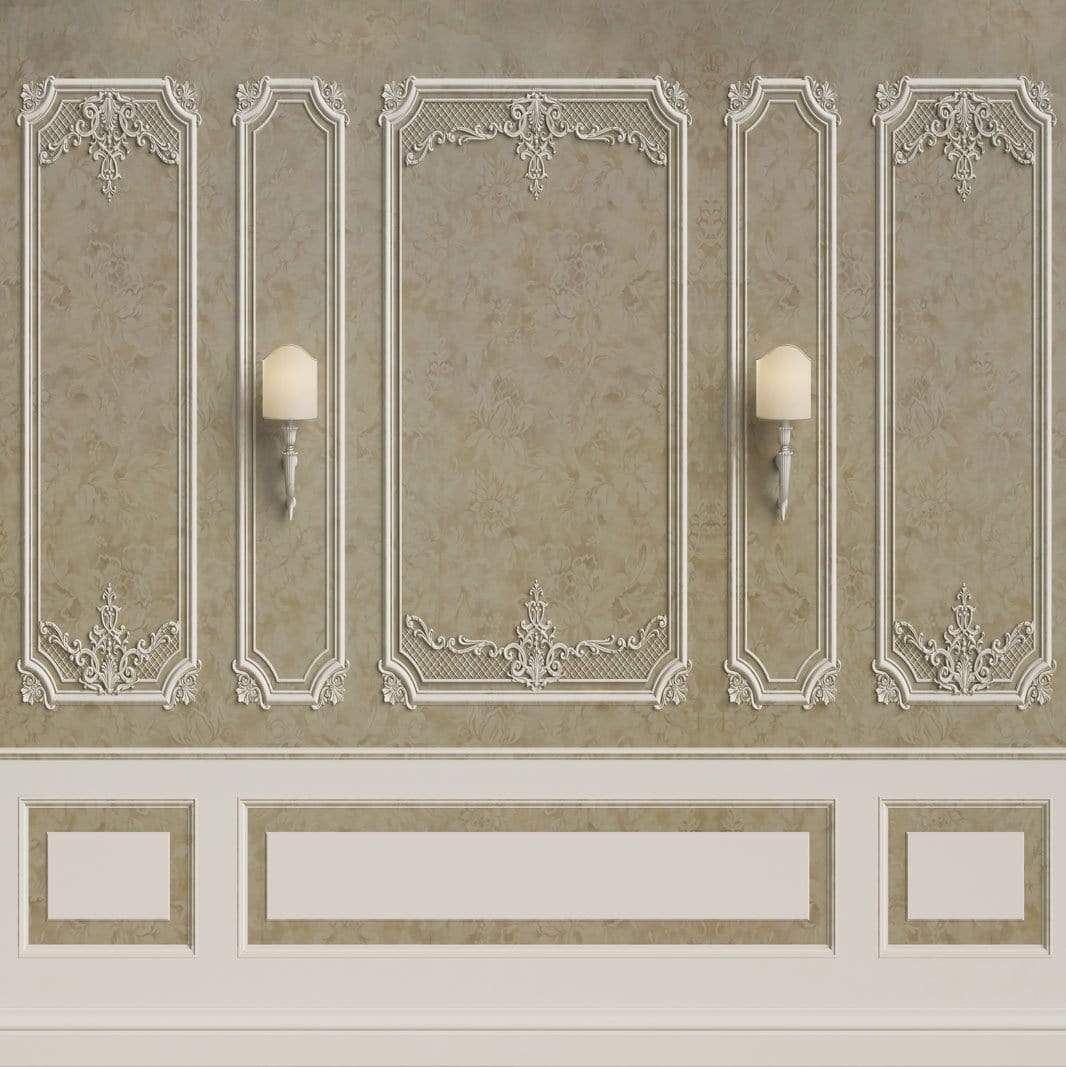 Kate写真撮影のためのビンテージパターンの壁の結婚式/ダンスの背景