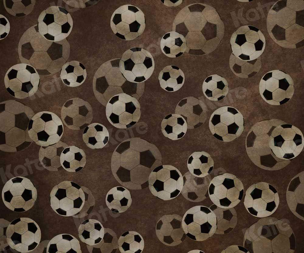 kate写真撮影のためにサッカーケーキスマッシュの背景を繰り返す