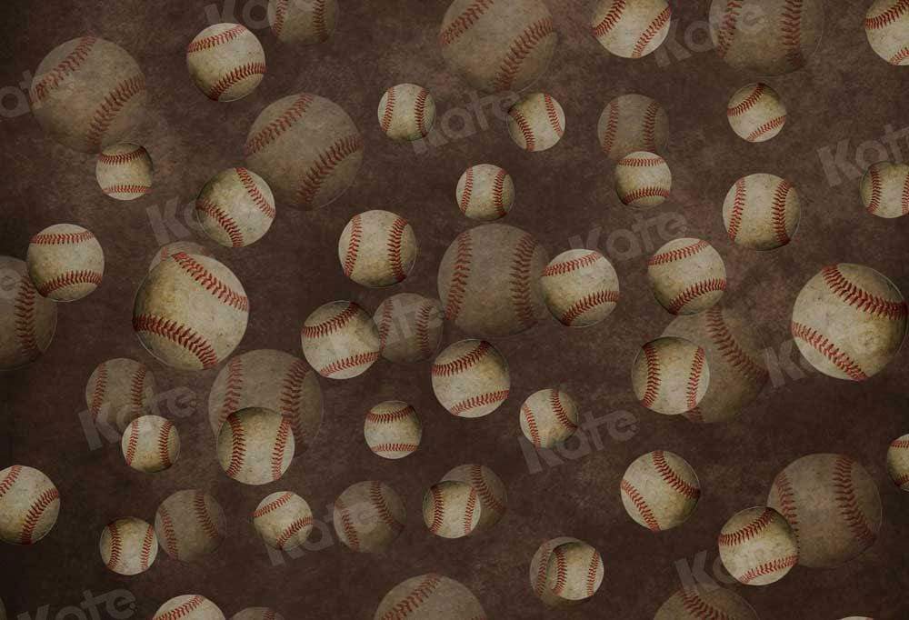 kate写真撮影のために野球のケーキスマッシュの背景を繰り返す