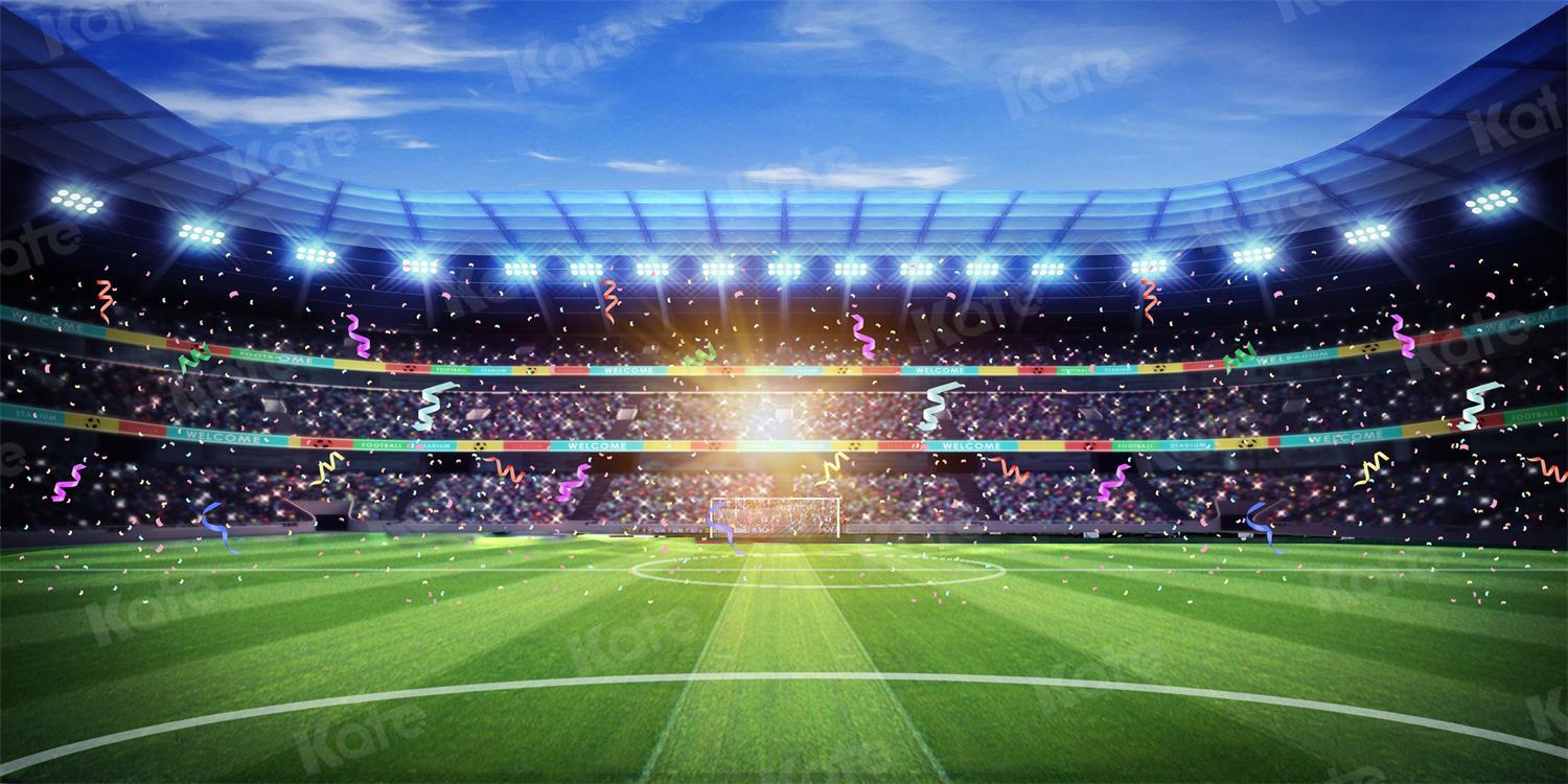 写真撮影のためのkateつの競技スポーツスタジアムの背景