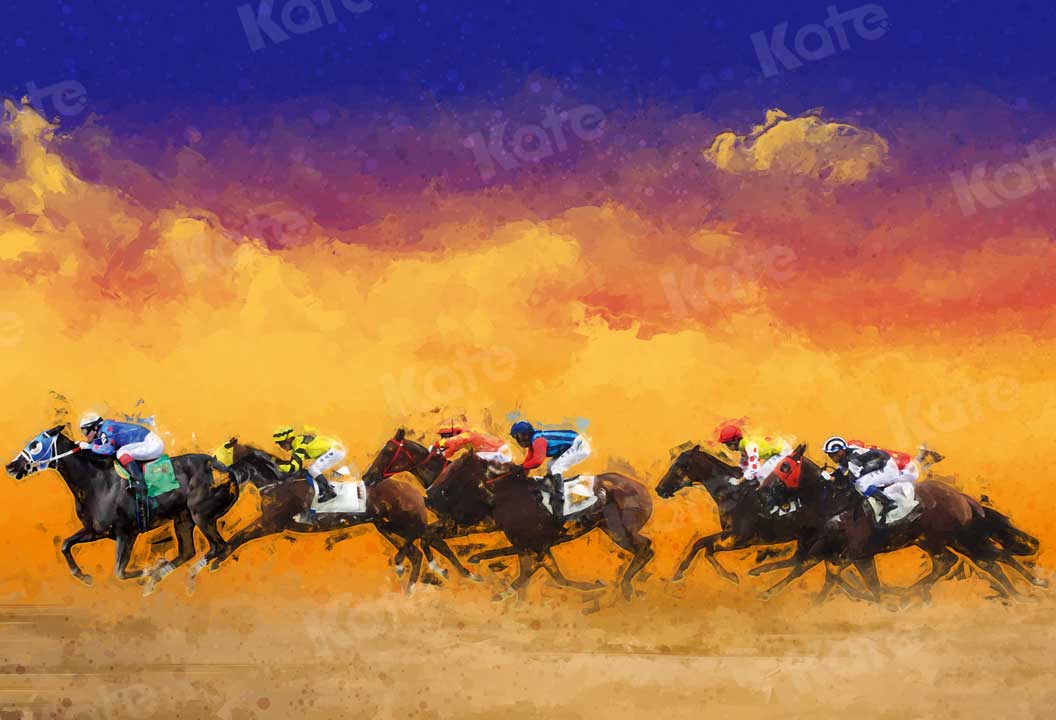 写真撮影のためのkateつの競争スポーツ競馬抽象的な背景