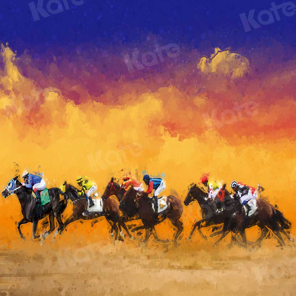 写真撮影のためのkateつの競争スポーツ競馬抽象的な背景