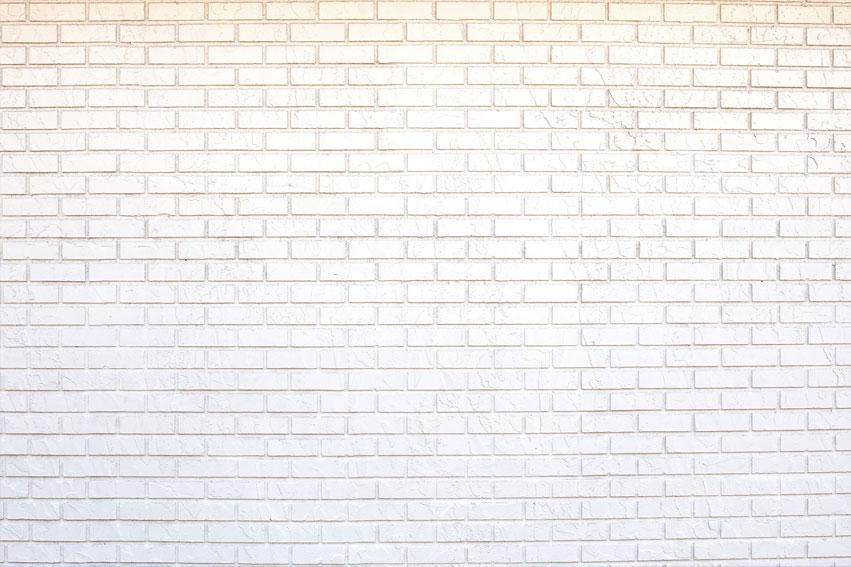 写真のためのkateつの白いレンガの古いレトロな壁の背景