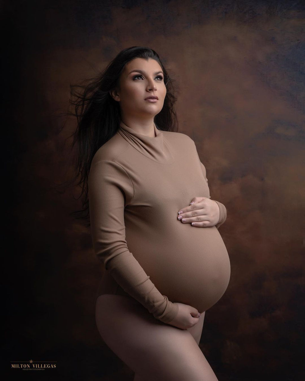 Kate 茶色の油絵の背景ポートレート写真の抽象的なテクスチャ背景成人式女の子の日の男の子の日
