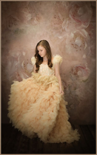 Kate ファインアートレトロフローラルバラの背景