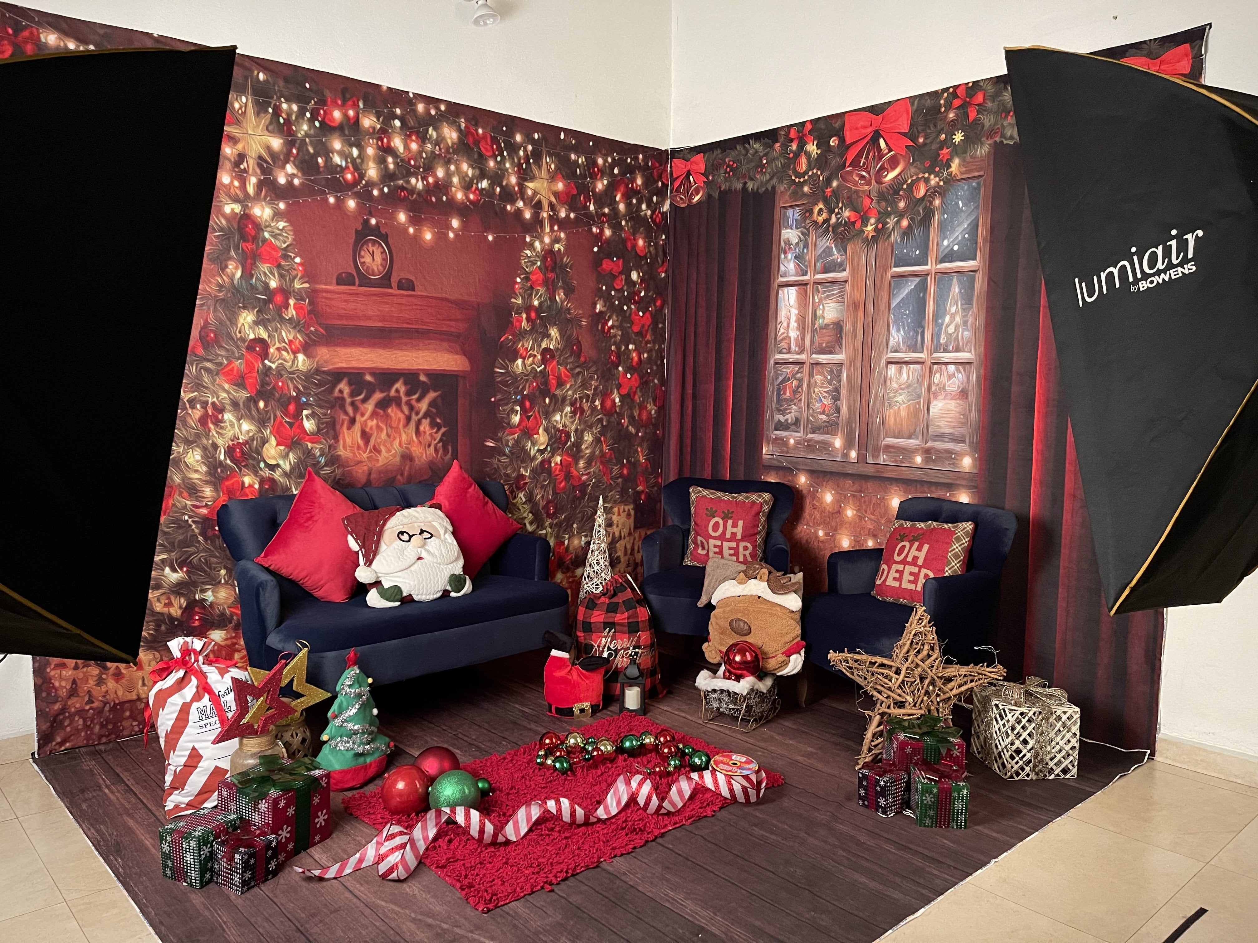 Kateクリスマス暖炉ウィンタールームセット（8ftx8ft＆10ftx8ft＆8ftx10ft）