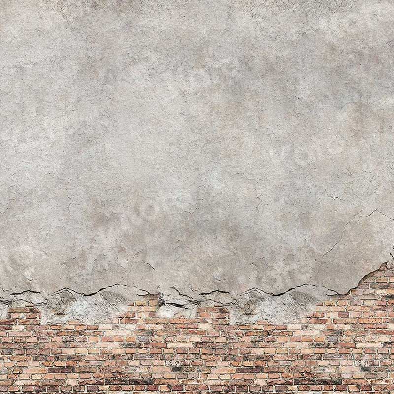 写真撮影のためのkateつのひびの入ったセメント壁の背景レンガ