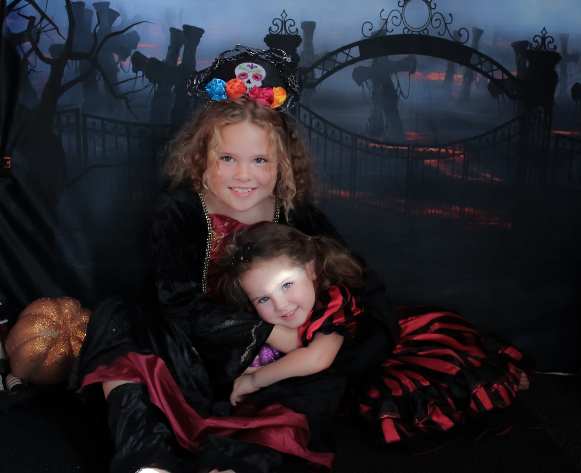 Kate 写真のハロウィーンの墓石の背景