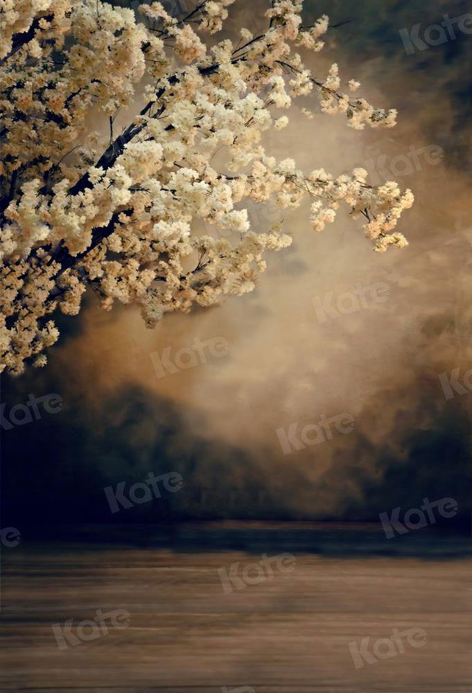 Kate 写真撮影のための花の背景を持つ抽象的な背景