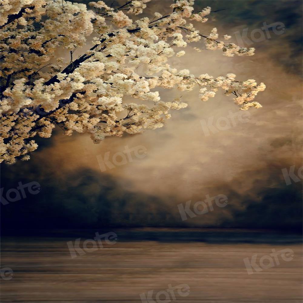 Kate 写真撮影のための花の背景を持つ抽象的な背景