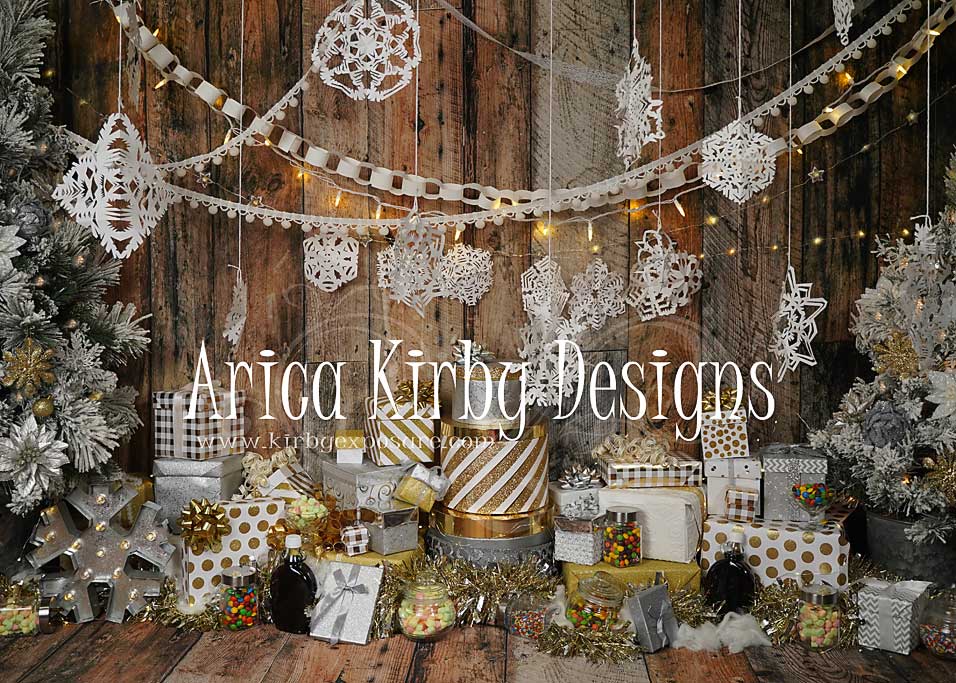 kateクリスマスギフトハウス冬の背景