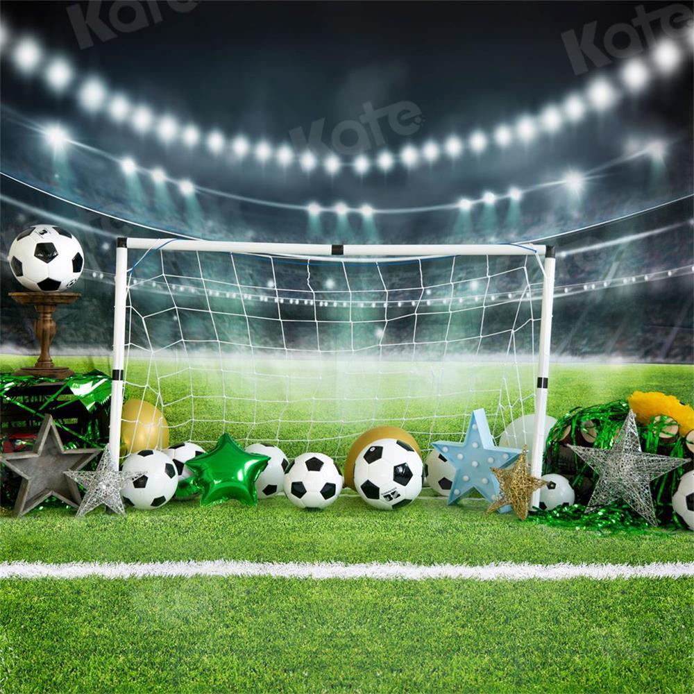 写真撮影のためのkateスポーツサッカーの試合の背景