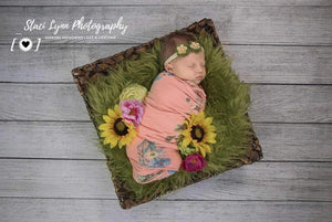 Kate 白いヴィンテージ木製ゴム床マット