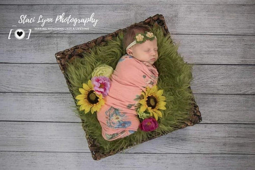 Kate 白いヴィンテージ木製ゴム床マット