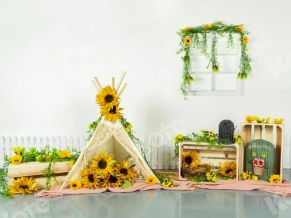 Kate 春のひまわりの背景