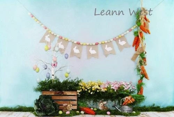 Kate 写真のためのおとぎ話の花の装飾イースターの背景