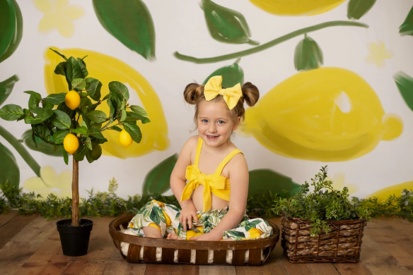 Kate レモンケーキスマッシュ子供背景