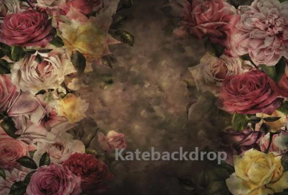 Kate 母の日レトロな抽象的な花の背景 のデザインです JS Photography