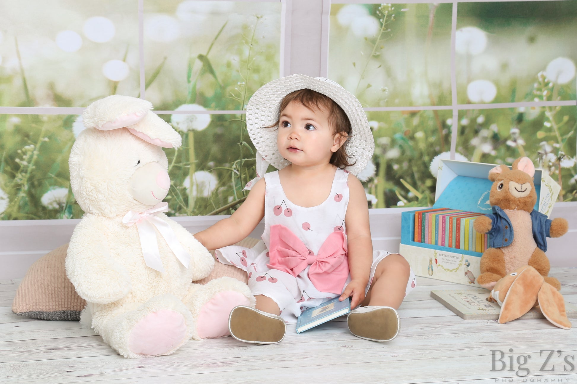 Kate 春の草の花 窓 背景