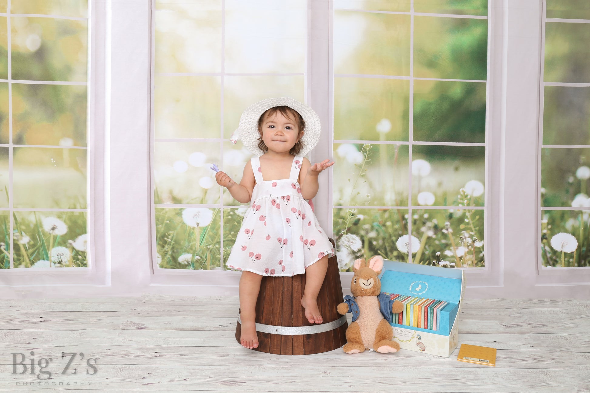 Kate 春の草の花 窓 背景