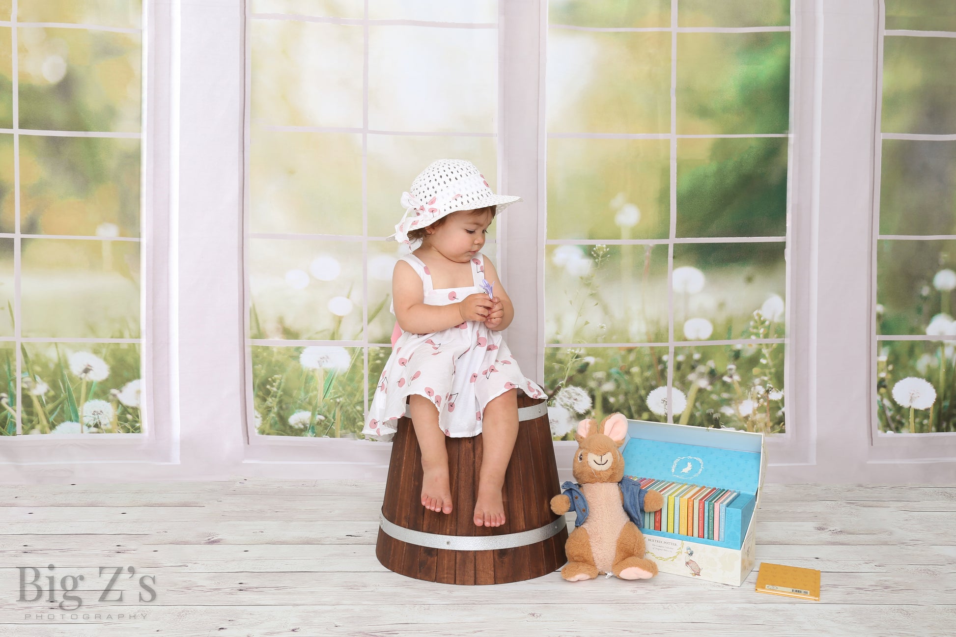 Kate 春の草の花 窓 背景