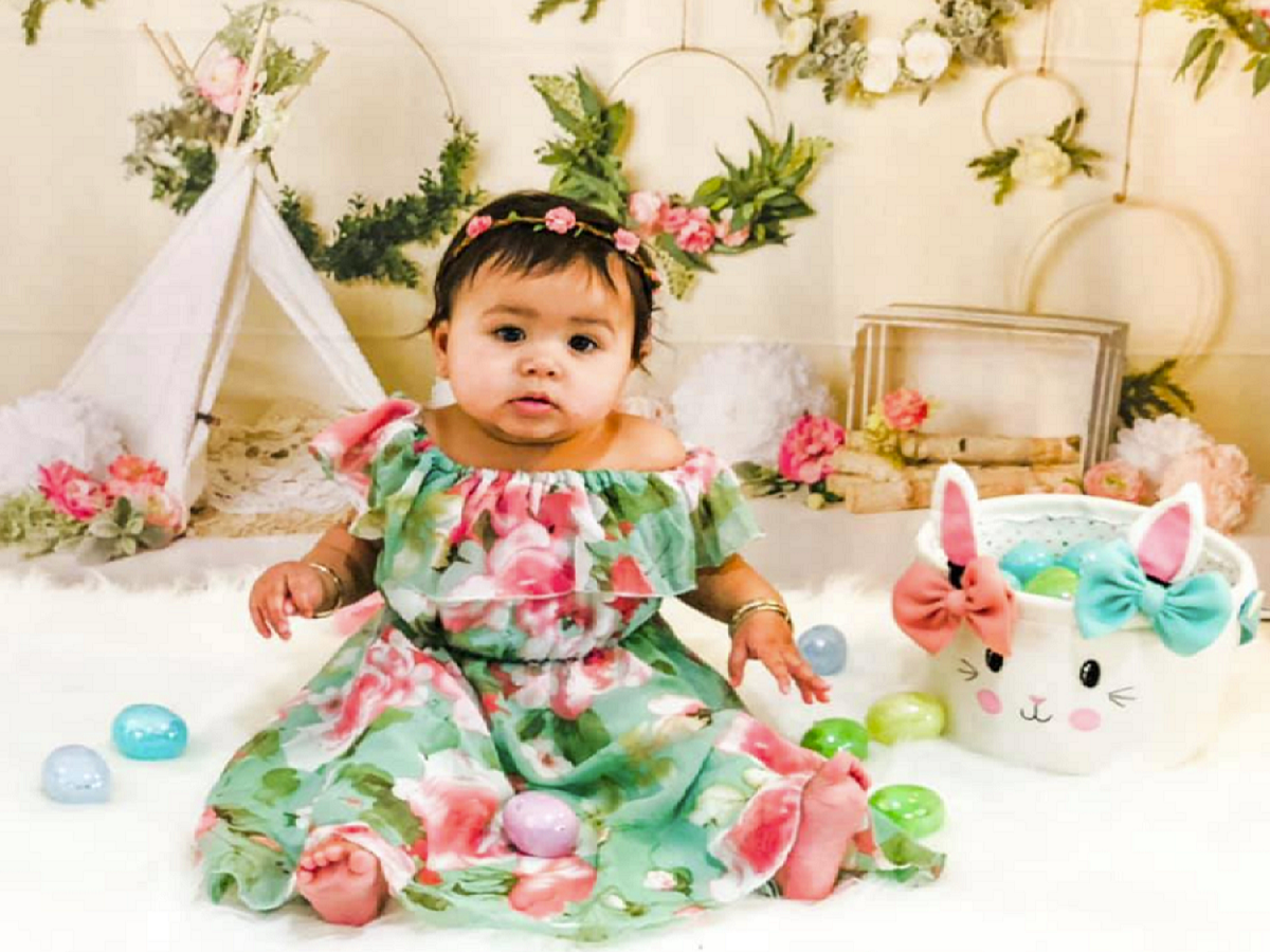 kate春の花キャンプ子供の背景布 写真撮影用
