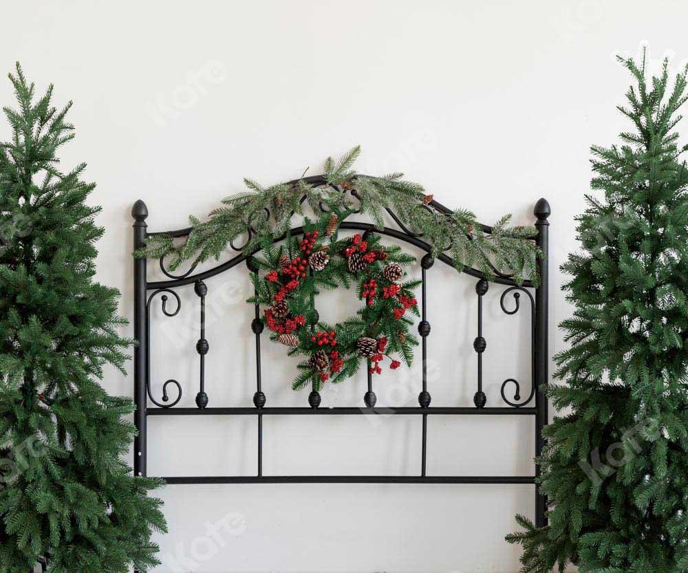 Kateクリスマスベッドの背景のヘッドボード